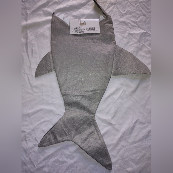 Shark Stocking Gift Novelty Christmas Holiday Festive Coastal Ocean - Picture 4 of 10